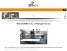 Tablet Screenshot of forecadtechnologies.com